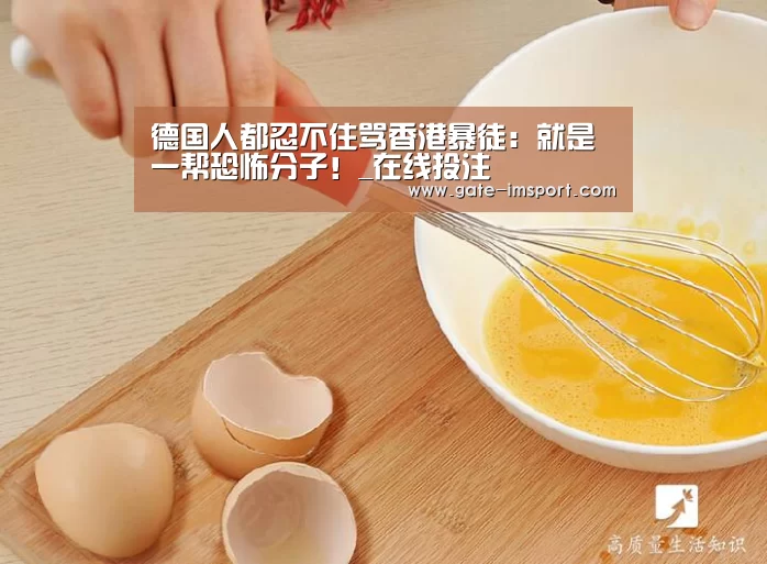 德国人都忍不住骂香港暴徒:就是一帮恐怖分子!_在线投注(图1) im体育官网